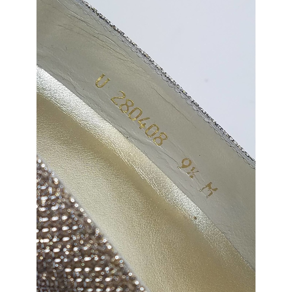 Stuart Weitzman Metallic Glitter Pointed Toe Pumps - image 7